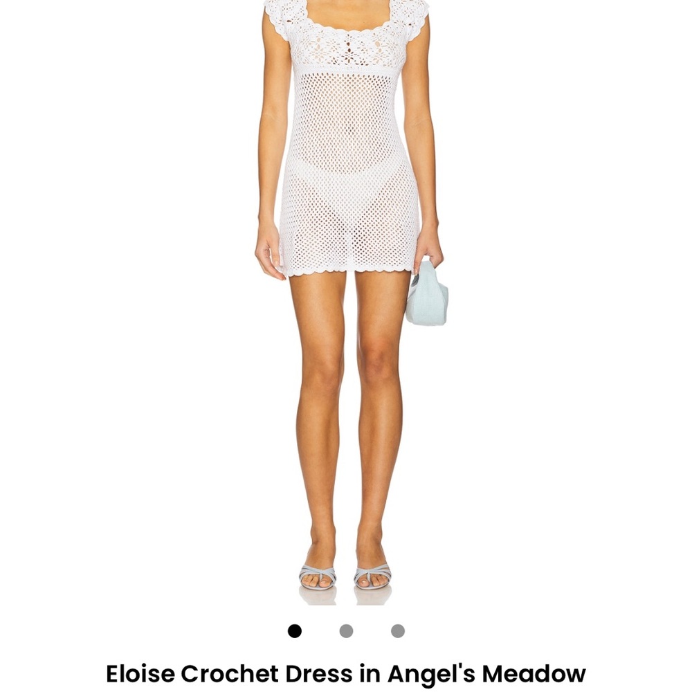 NWT Frankie’s Bikinis Crochet Dress